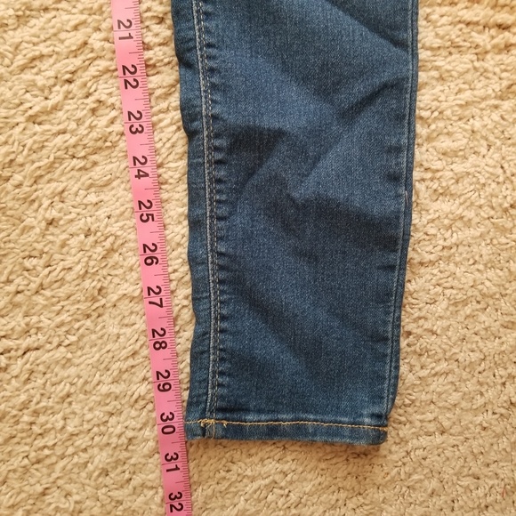 H&M Divided Skinny Stretch Blue Denim Jeans - Picture 6 of 7